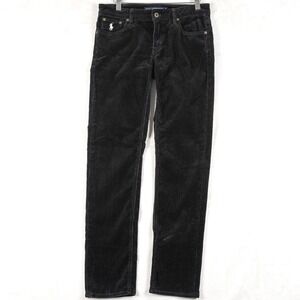 Ralph Lauren Sport Black Corduroy Pants Women Size 6 Slim Fit 99% Cotton